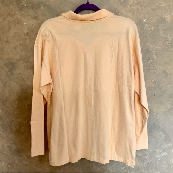 🔴SOLD🔴Vintage 90s Nevada Cotton Jersey Button Down Shirt - Picture 3 of 6